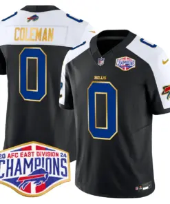 Allen Buffalo Bills Nike 2024 Gold Trim AFC East Division Champions Vapor Limited Stitched Jersey - Royal Blue - Image 46
