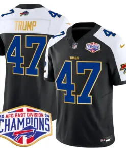 Allen Buffalo Bills Nike 2024 Gold Trim AFC East Division Champions Vapor Limited Stitched Jersey - Royal Blue - Image 48