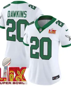 Philadelphia Eagles Nike Women's Super Bowl LIX Patch Vapor Limited Stitched Jersey - Midnight Green - Image 53