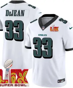 Alternative view of Cooper DeJean Philadelphia Eagles Nike Super Bowl LIX Stitched Jersey - Kelly Green