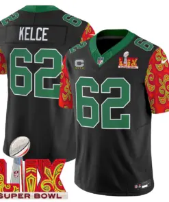 Philadelphia Eagles Nike Super Bowl LIX Style Vapor Limited Stitched Jersey - Black - Image 7