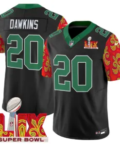 Philadelphia Eagles Nike Super Bowl LIX Style Vapor Limited Stitched Jersey - Black - Image 8
