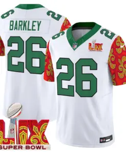 Philadelphia Eagles Nike Super Bowl LIX Style Vapor Limited Stitched Jersey - Black - Image 10