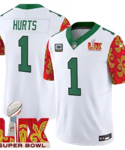 Philadelphia Eagles Nike Super Bowl LIX Style Vapor Limited Stitched Jersey - Black - Image 11