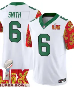 Philadelphia Eagles Nike Super Bowl LIX Style Vapor Limited Stitched Jersey - Black - Image 13