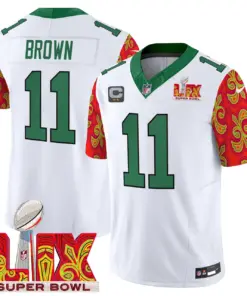 Philadelphia Eagles Nike Super Bowl LIX Style Vapor Limited Stitched Jersey - Black - Image 15
