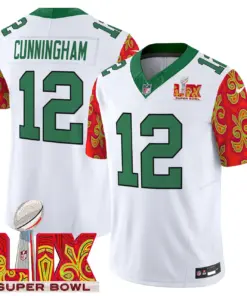 Philadelphia Eagles Nike Super Bowl LIX Style Vapor Limited Stitched Jersey - Black - Image 18