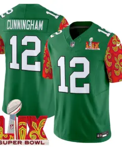 Philadelphia Eagles Nike Super Bowl LIX Style Vapor Limited Stitched Jersey - Black - Image 27