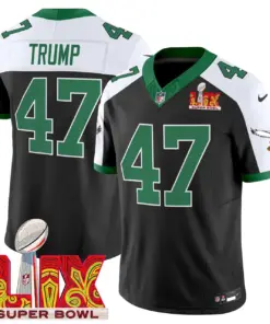Philadelphia Eagles Nike Super Bowl LIX Patch Vapor Limited Stitched Jersey - White - Image 18