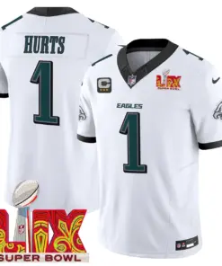 Philadelphia Eagles Nike Super Bowl LIX Patch Vapor Limited Stitched Jersey - Kelly Green - Image 13