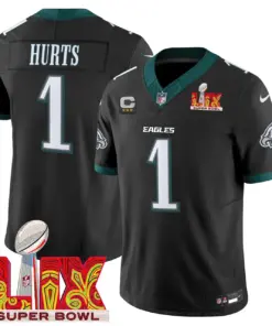 Philadelphia Eagles Nike Super Bowl LIX Patch Vapor Limited Stitched Jersey - Kelly Green - Image 21