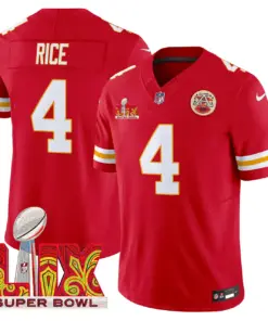 Kansas City Chiefs Nike Super Bowl LIX Patch Vapor Limited Stitched Jersey - White - Image 18