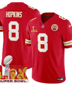 Kansas City Chiefs Nike Super Bowl LIX Patch Vapor Limited Stitched Jersey - White - Image 20