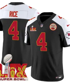 Kansas City Chiefs Nike Super Bowl LIX Patch Vapor Limited Stitched Jersey - White - Image 28