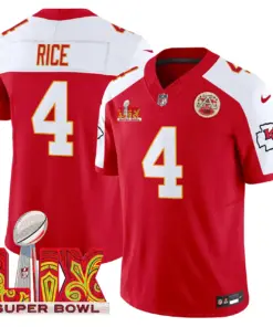 Kansas City Chiefs Nike Super Bowl LIX Patch Vapor Limited Stitched Jersey - White - Image 38