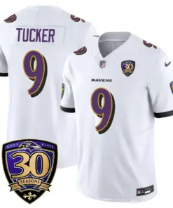 Baltimore Ravens Nike 30th Season Limited Stitched Jersey - Anthracite - Image 35