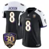 Baltimore Ravens Nike 30th Season Limited Stitched Jersey - Anthracite