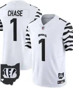Alternative view of Cincinnati Bengals Nike Stripes Vapor Limited Stitched Jersey - White