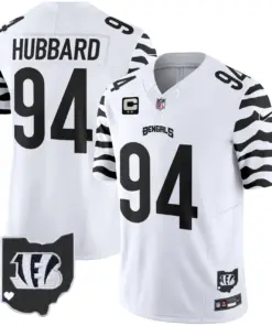 Cincinnati Bengals Nike Stripes Vapor Limited Stitched Jersey - White - Image 3