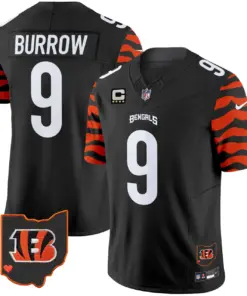 Cincinnati Bengals Nike Stripes Vapor Limited Stitched Jersey - White - Image 8
