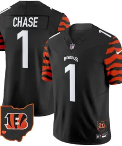 Cincinnati Bengals Nike Stripes Vapor Limited Stitched Jersey - White - Image 9
