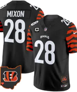 Cincinnati Bengals Nike Stripes Vapor Limited Stitched Jersey - White - Image 11