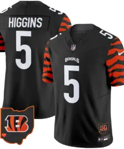 Cincinnati Bengals Nike Stripes Vapor Limited Stitched Jersey - White - Image 12