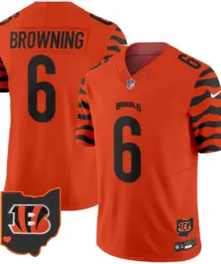 Cincinnati Bengals Nike Stripes Vapor Limited Stitched Jersey - White - Image 20