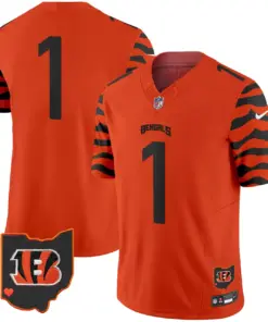 Cincinnati Bengals Nike Stripes Vapor Limited Stitched Jersey - White - Image 21