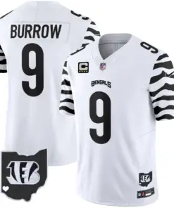 Cincinnati Bengals Nike Stripes Vapor Limited Stitched Jersey - White