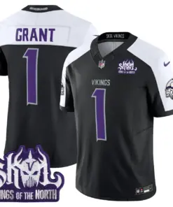J.J. McCarthy Minnesota Vikings Nike 2024 Winter Warrior Skol Patch Vapor Limited Stitched Jersey - White - Image 21