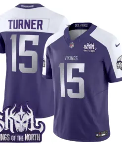 J.J. McCarthy Minnesota Vikings Nike 2024 Winter Warrior Skol Patch Vapor Limited Stitched Jersey - White - Image 27