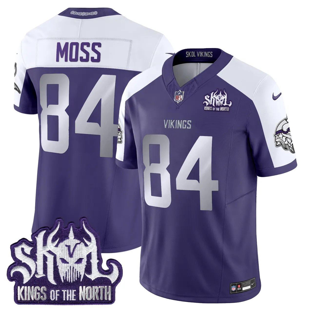 J.J. McCarthy Minnesota Vikings Nike 2024 Winter Warrior Skol Patch Vapor Limited Stitched Jersey - White - Image 32