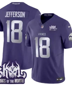 J.J. McCarthy Minnesota Vikings Nike 2024 Winter Warrior Skol Patch Vapor Limited Stitched Jersey - White - Image 34
