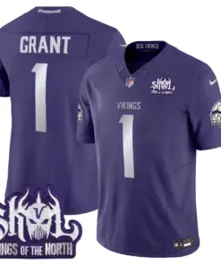 J.J. McCarthy Minnesota Vikings Nike 2024 Winter Warrior Skol Patch Vapor Limited Stitched Jersey - White - Image 37