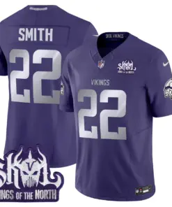 J.J. McCarthy Minnesota Vikings Nike 2024 Winter Warrior Skol Patch Vapor Limited Stitched Jersey - White - Image 38