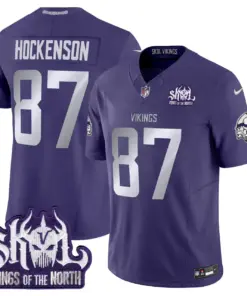 J.J. McCarthy Minnesota Vikings Nike 2024 Winter Warrior Skol Patch Vapor Limited Stitched Jersey - White - Image 39