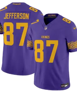 Nordic Pattern Minnesota Vikings Nike Vapor Limited Stitched Jersey - Purple - Image 7