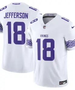 Nordic Pattern Minnesota Vikings Nike Vapor Limited Stitched Jersey - Purple - Image 10