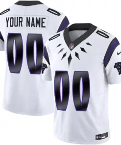 Carolina Panthers Nike Wakanda Vapor Custom Limited Stitched Jersey - Black - Image 5