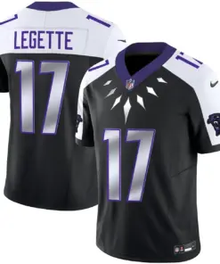 Alternative view of Carolina Panthers Nike Wakanda Vapor Limited Stitched Jersey - Black