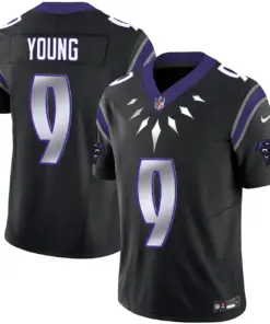 Carolina Panthers Nike Wakanda Vapor Limited Stitched Jersey - Black - Image 19