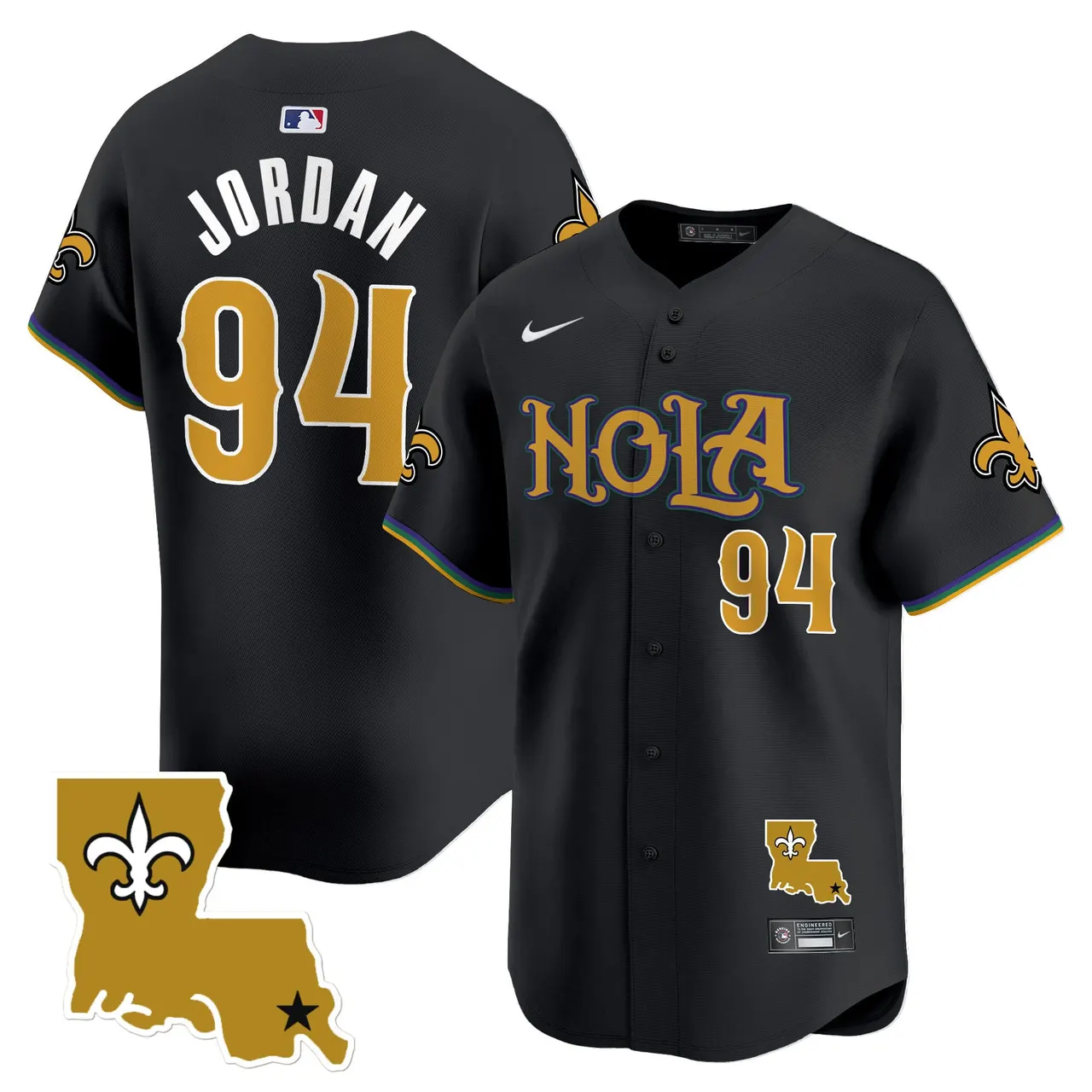 New Orleans Saints Nike Vapor Premier Limited Stitched Jersey - White - Image 10