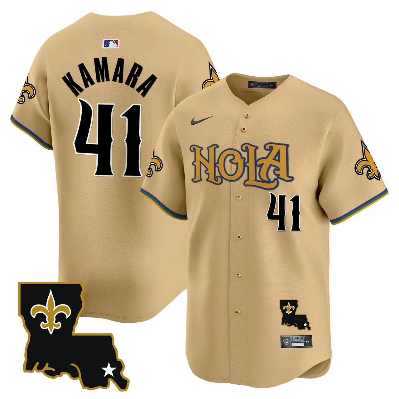 New Orleans Saints Nike Vapor Premier Limited Stitched Jersey - White - Image 16