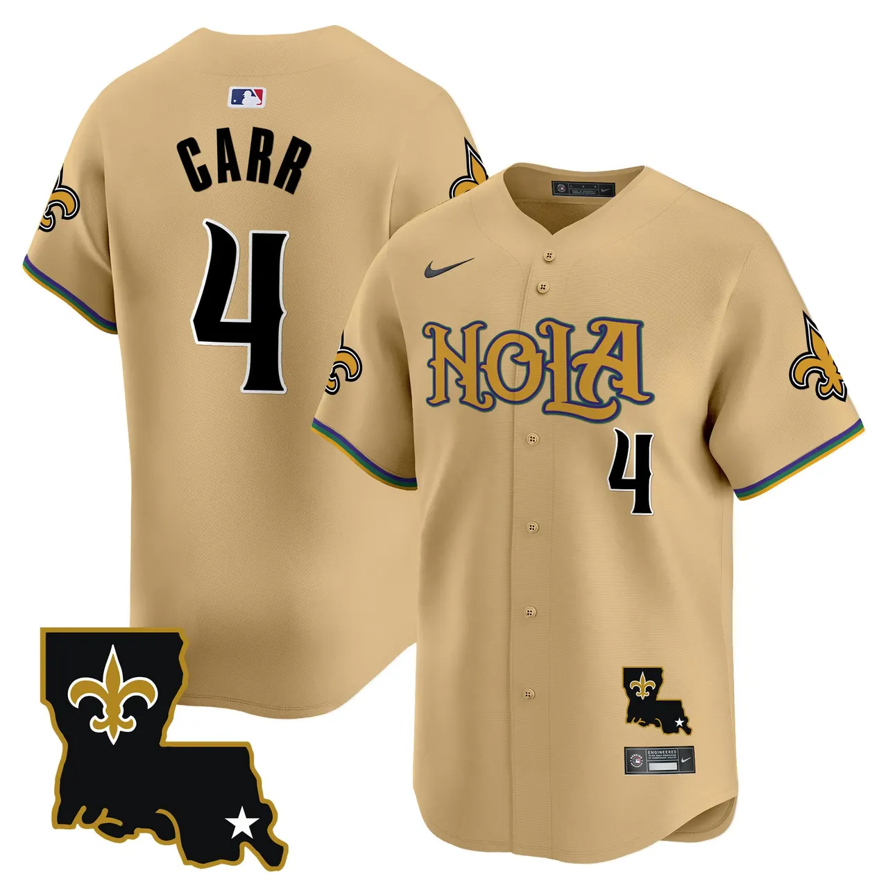 New Orleans Saints Nike Vapor Premier Limited Stitched Jersey - White - Image 18