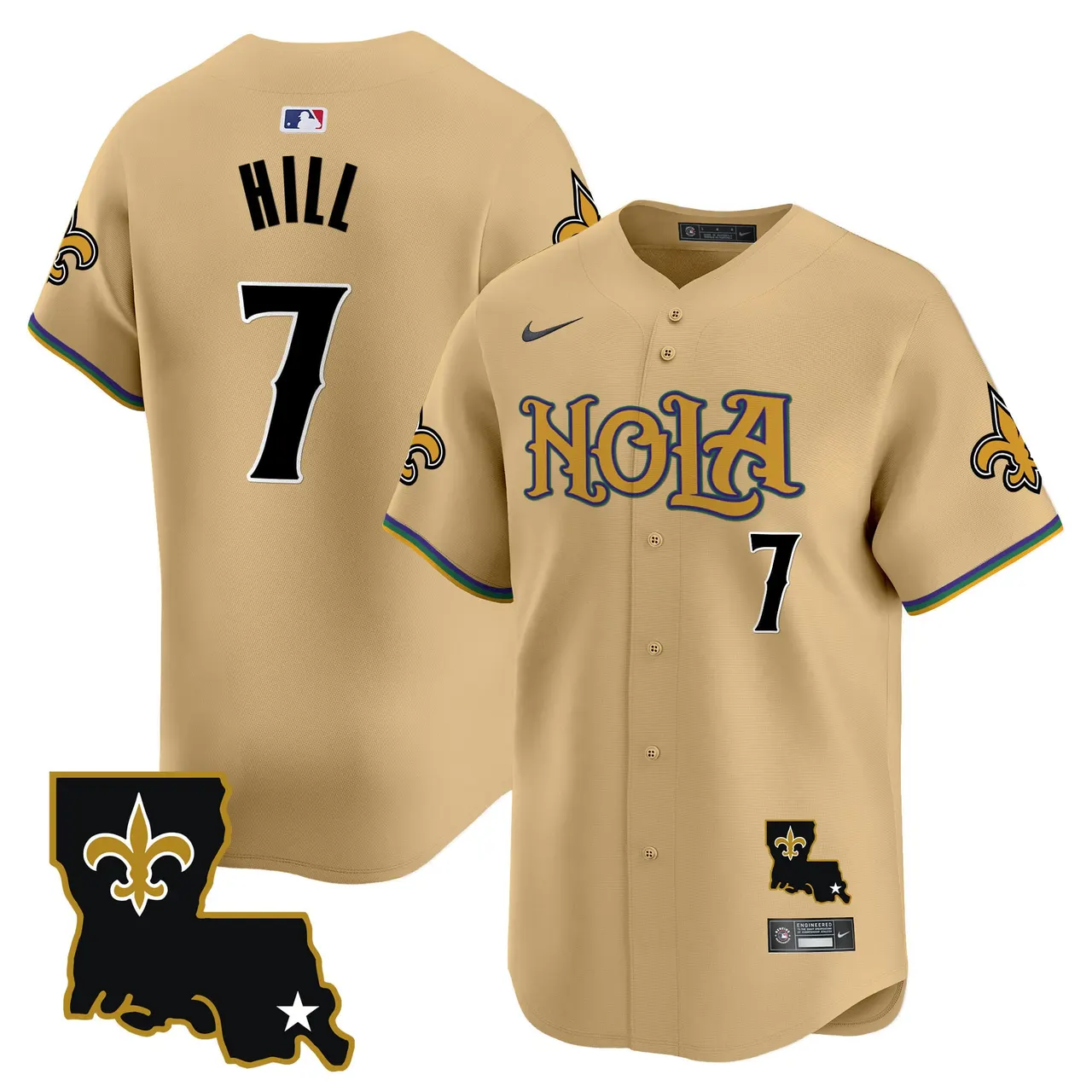 New Orleans Saints Nike Vapor Premier Limited Stitched Jersey - White - Image 20
