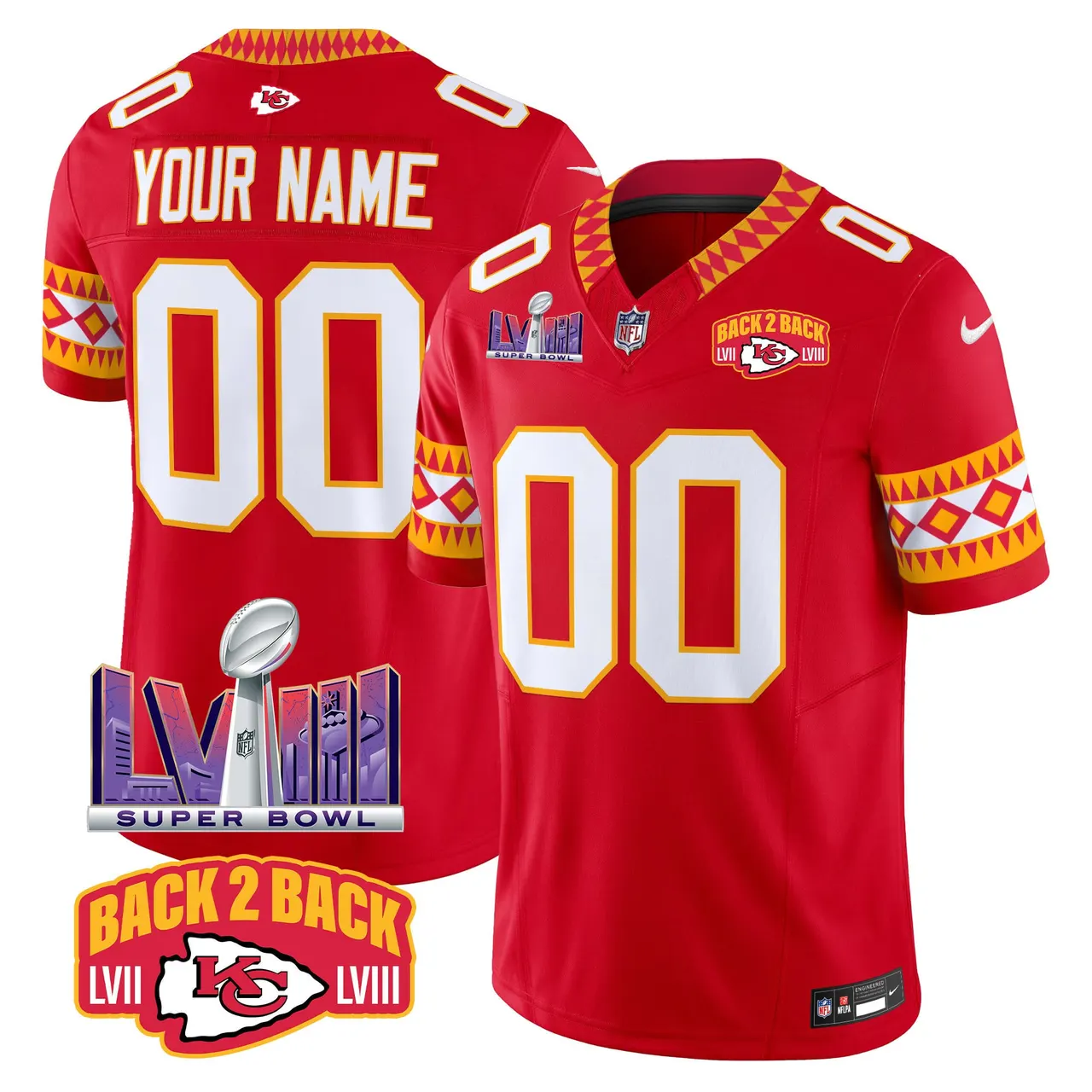 Kansas City Chiefs Nike Special Vapor Custom Limited Stitched Jersey - Red