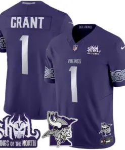 J.J. McCarthy Minnesota Vikings Nike 2024 Winter Warrior Skol Patch Vapor Limited Stitched Jersey V2 - White - Image 13