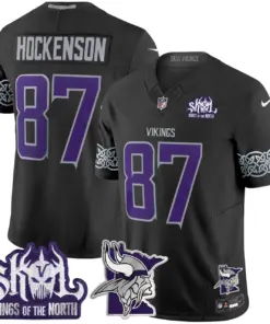 J.J. McCarthy Minnesota Vikings Nike 2024 Winter Warrior Skol Patch Vapor Limited Stitched Jersey V2 - White - Image 23