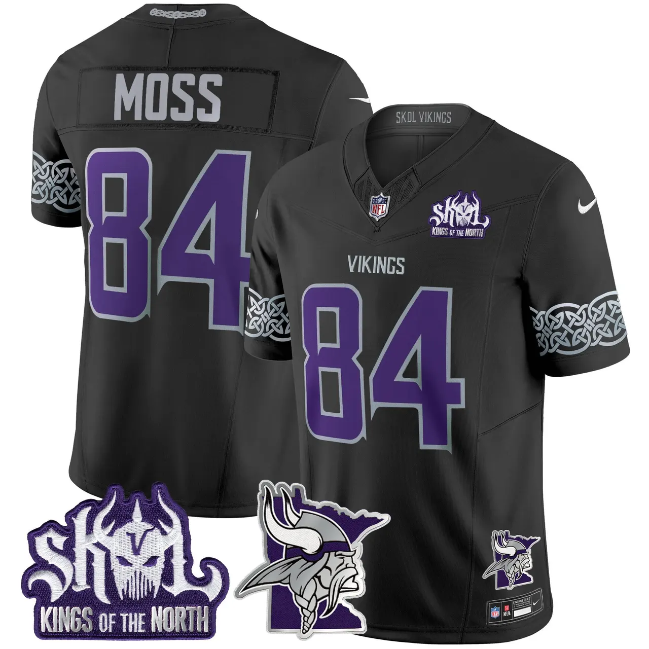 J.J. McCarthy Minnesota Vikings Nike 2024 Winter Warrior Skol Patch Vapor Limited Stitched Jersey V2 - White - Image 24